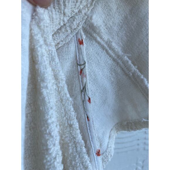 Dolan Anthropologie Louisa Ivory Off Shoulder ruffled top M - Picture 5 of 8